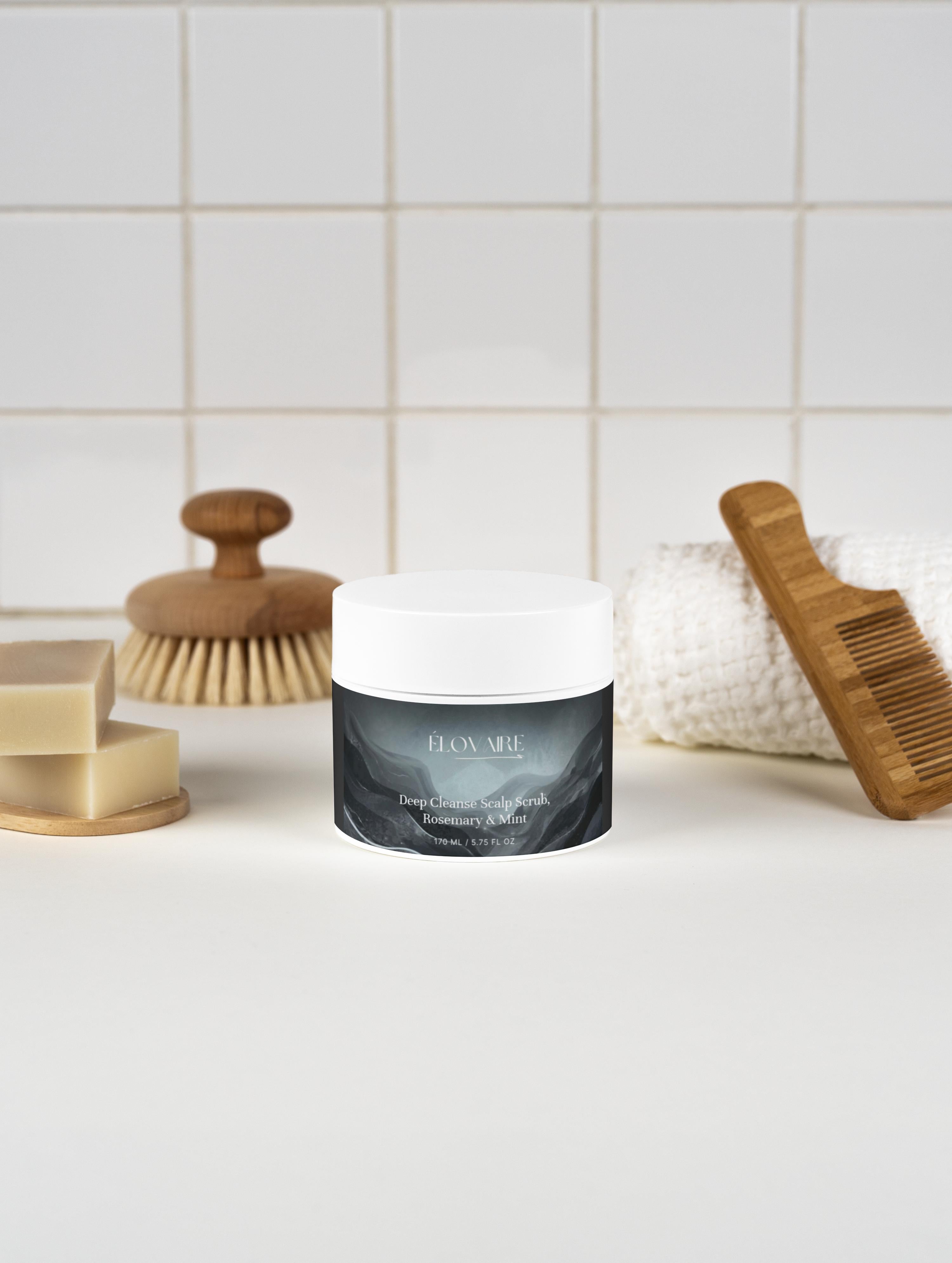 Deep Cleanse Scalp Scrub, Rosemary & Mint